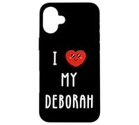 Custodia per iPhone 16 Plus Amo Deborah Nome Divertente