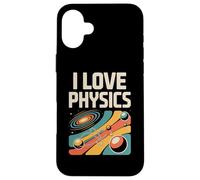 Custodia per iPhone 16 Plus Amo la fisica Retro Galaxy Exploration