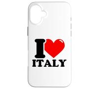 Custodia per iPhone 16 Plus Amo l'Italia