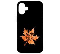 Custodia per iPhone 16 Plus Amore autunnale "Innamorarsi"