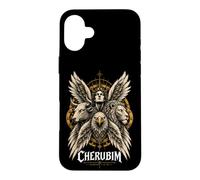 Custodia per iPhone 16 Plus Angelo Biblico Cherubino Ezechiele Quattro Volti Arte