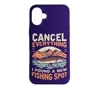 Custodia per iPhone 16 Plus Angler Annulla Tutto Ho Trovato Un Nuovo Punto Di Pesca Fisher