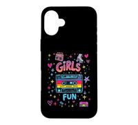 Custodia per iPhone 16 Plus Anni '80 Ragazze Voglio solo Divertirsi Retro Throwback Partito