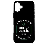 Custodia per iPhone 16 Plus Aquaman Eroe dei mari Re di Atlantide Comics DC