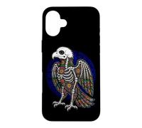 Custodia per iPhone 16 Plus Aquila azteca Messicana Mesoamericana Tribale Antico Maya