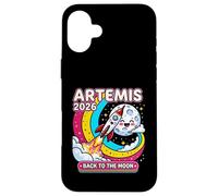 Custodia per iPhone 16 Plus Artemis II 2026 Cute Design for Kids Launch Back to The Moon