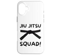Custodia per iPhone 16 Plus Arti marziali di gruppo e squadra Jiu Jitsu abbinata