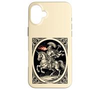 Custodia per iPhone 16 Plus Assegna araldo di guerra e meraviglia