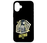 Custodia per iPhone 16 Plus Astrid Ritratto Neon Retro Spirale Bold Visual