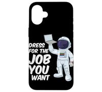 Custodia per iPhone 16 Plus Astronauta Vestito Per Il Lavoro Che Vuoi Citazione Scienza Spaziale