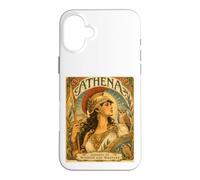 Custodia per iPhone 16 Plus Atena Dea della Saggezza e della Guerra Mitologia Greca Arte