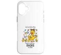 Custodia per iPhone 16 Plus Autism Mom Autism Awareness Gift Humor Therapy Caregiver