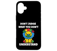 Custodia per iPhone 16 Plus Autistic don't judge what you don't understand autism