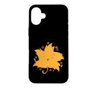 Custodia per iPhone 16 Plus Autumn Maple Leaf gode di un biscotto