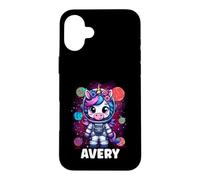 Custodia per iPhone 16 Plus Avery Unicorn Astronauta spaziale