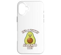 Custodia per iPhone 16 Plus Avocado Divertente Kawaii Vegano Vegetariano Frutta
