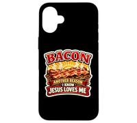 Custodia per iPhone 16 Plus Bacon Un altro motivo per cui so che Gesù mi ama Christian Keto