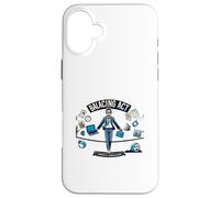 Custodia per iPhone 16 Plus Balancing Act casual ufficio abbigliamento casa essenziale S19