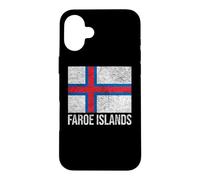 Custodia per iPhone 16 Plus BANDIERA DELLE ISOLE FAROE DANIMARCA