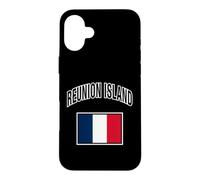 Custodia per iPhone 16 Plus Bandiera dell'isola della Reunion