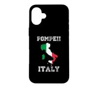 Custodia per iPhone 16 Plus Bandiera Italia Distressed Pompei Pride