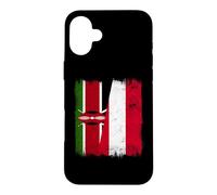 Custodia per iPhone 16 Plus Bandiera Kenya Austria | Radici austriache keniote