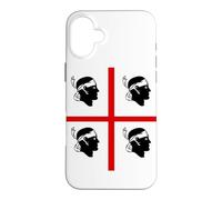 Custodia per iPhone 16 Plus BANDIERA SARDEGNA QUATTRO MORI SARDO SARDEGNA