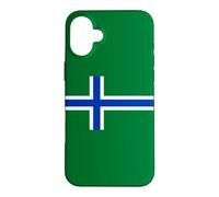 Custodia per iPhone 16 Plus BANDIERA SUD UIST SCOZIA EBRIDI ESTERNE
