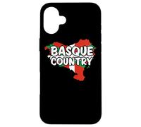 Custodia per iPhone 16 Plus Basque Country Euskadi Euskal Herria Basque Flag País Vasco