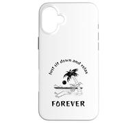 Custodia per iPhone 16 Plus Basta sedersi e rilassarsi per sempre (divertente dichiarazione pigra)