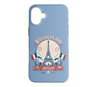 Custodia per iPhone 16 Plus Bastille Day 14 Juillet 1789 Celebrazione francese