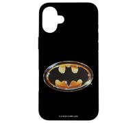 Custodia per iPhone 16 Plus Batman (1989) Batman Shiny Logo