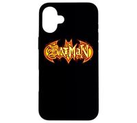 Custodia per iPhone 16 Plus Batman Fiery Shield