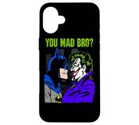 Custodia per iPhone 16 Plus Batman Joker Mad Bro