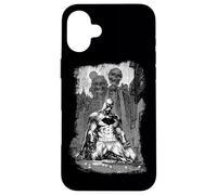 Custodia per iPhone 16 Plus Batman Sketchy Shadows