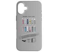 Custodia per iPhone 16 Plus Batman Utility Belt Schematic