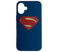 Custodia per iPhone 16 Plus Batman v Superman Super Movie Logo