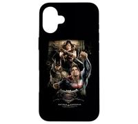 Custodia per iPhone 16 Plus Batman v Superman Three in Action