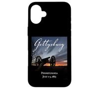 Custodia per iPhone 16 Plus Battaglia di Gettysburg Guerra Civile