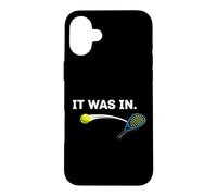 Custodia per iPhone 16 Plus Battuta Divertente Sul Padel - C'era Dentro - Citazione Sul
