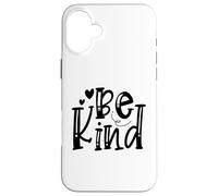 Custodia per iPhone 16 Plus Be Kind I'm Kind Hearts Graphic Citazione per incoraggiamento