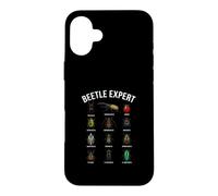 Custodia per iPhone 16 Plus Beetle Expert - Grafico per insetti con cervo Ercole, scarabeo e