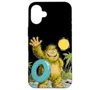 Custodia per iPhone 16 Plus Bel Bigfoot sotto le palme con Pool Ring Costume