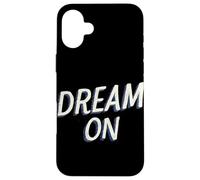 Custodia per iPhone 16 Plus Bel sogno su emblema dichiarazione