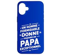 Custodia per iPhone 16 Plus Belle Idee Cadeau d'anniversaire Fête des Pères pour Papa