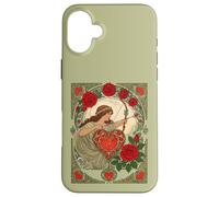 Custodia per iPhone 16 Plus Bellezza e la ferita Vintage Art Nouveau Romance