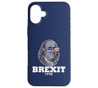 Custodia per iPhone 16 Plus Ben Franklin Brexit 1776