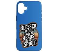 Custodia per iPhone 16 Plus Benedetto da Dio amato da Gesù Fede cristiana