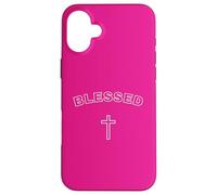 Custodia per iPhone 16 Plus Benedetto Semplice Minimalistico Religioso Fede Cristiana