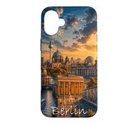 Custodia per iPhone 16 Plus BERLIN, artistically reimagined by #LeoPepeDesign,